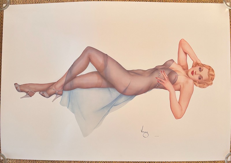 Alberto Vargas Lithograph Sweet Dreams Limited Edition 140/450