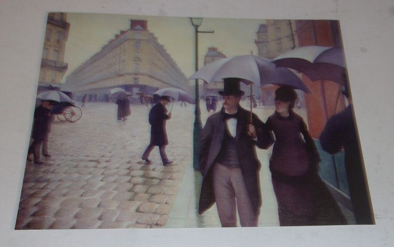 Masterpiece 13.5×10″ #126 Paris Street; Rainy Day By Gustave Cailebotte
