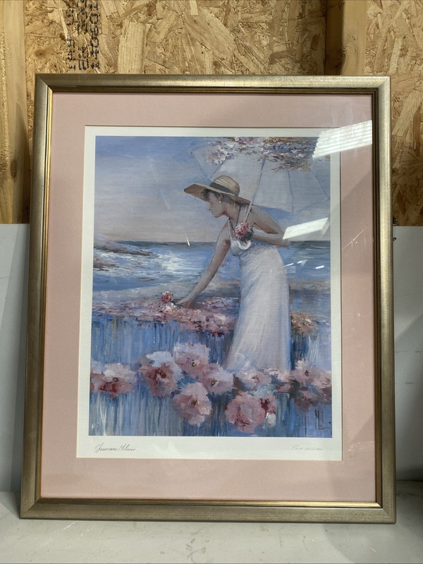 Innocence Melani Photolithography Print “peu Sieri” Framed