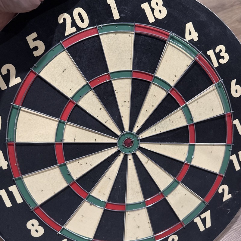 Vintage Dart Board Antique Print Trough The Trees. Good Condition. gallery
