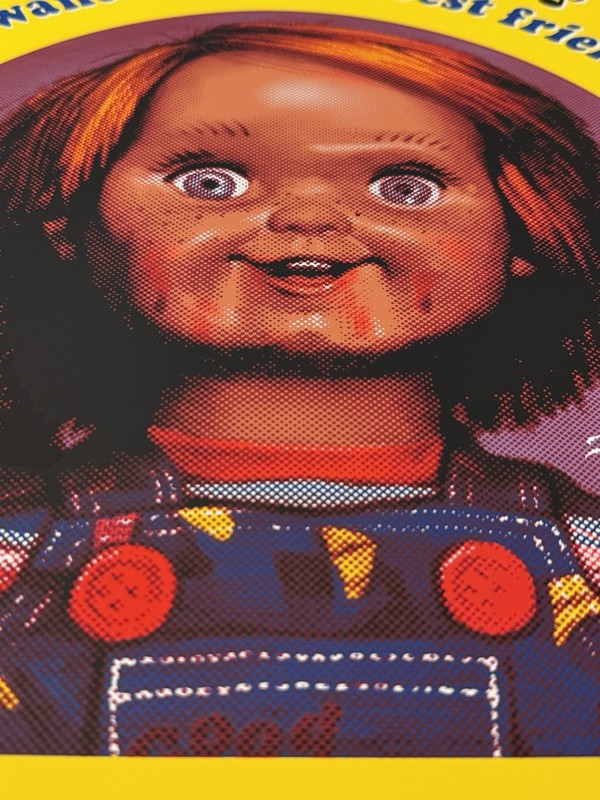Child’s Play Chucky Doll Horror Movie Art Print Poster Mondo Rockin Jelly Bean gallery