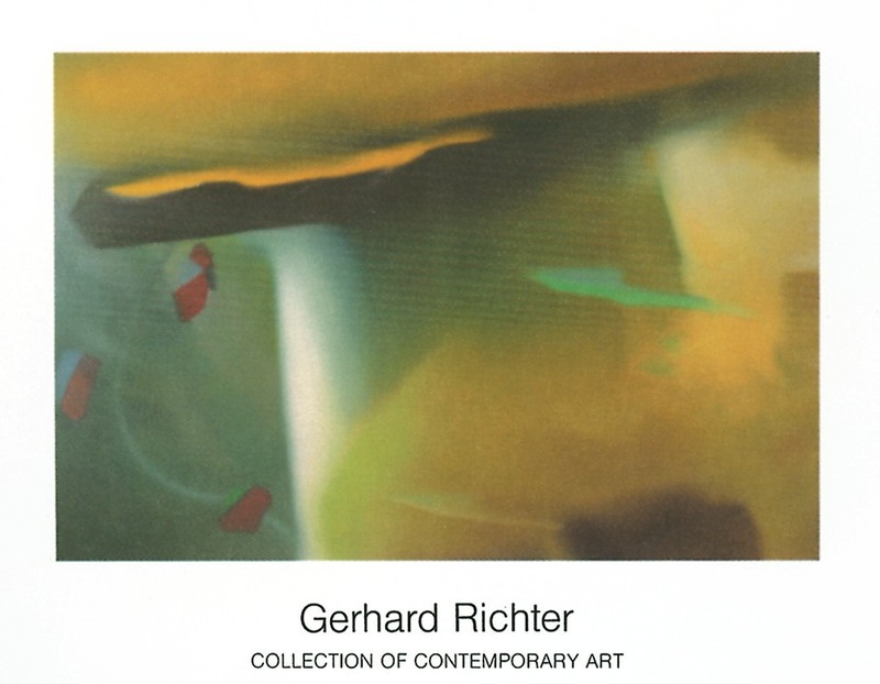 Abstraktes Bild by Gerhard Richter Art Print Abstract Poster 35.5×27.5