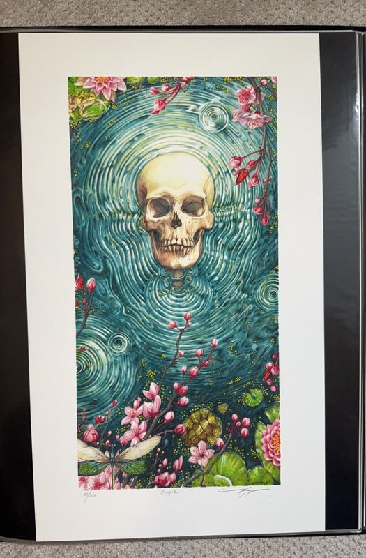 AJ Masthay Ripple Poster Grateful Dead Poster Signed #’d/350