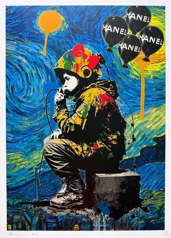 Death NYC «Banksy» original signed limited edition print with COA