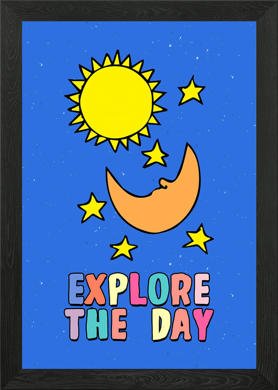 Nursery Room Wall Decor Framed Wall Art Poster Canvas Print Picture
