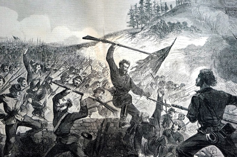 General John Logan Statement 1863 MEN OFF THE NORTHWEST WILL HEW WAY Large Print gallery