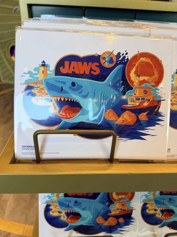 Universal Studios Legacy Store Tom Whalen Jaws Exclusive 8×10 Print BRAND NEW