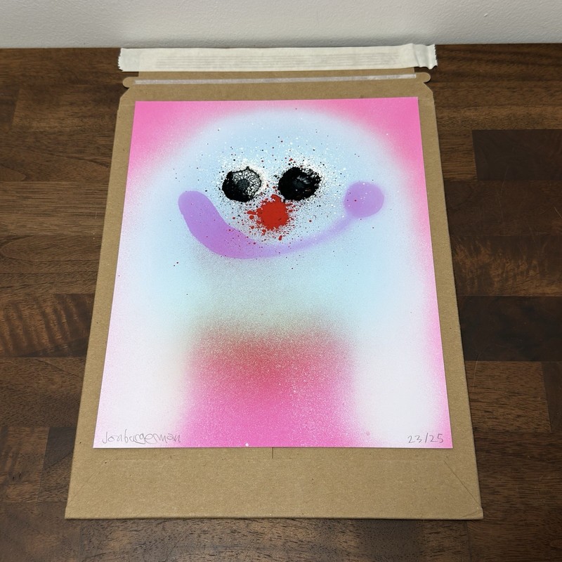 2021 Jon Burgerman Uncut Gummies Signed Print 23/25 – SHIPS TODAY