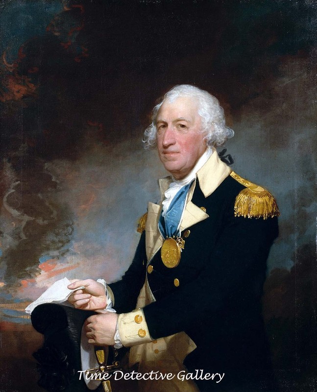 British General Horatio Gates by Gilber Stuart – Revolutionary War Art Print
