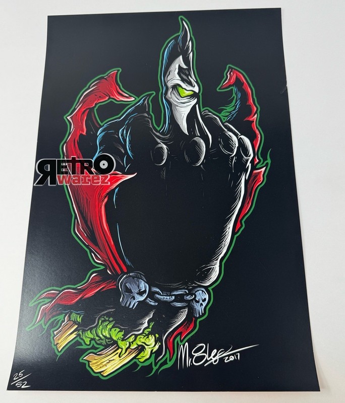 Spawn FYBH Limited Art Poster 12×18” 2017 Mr 8 Legz Todd McFarland Comic Book