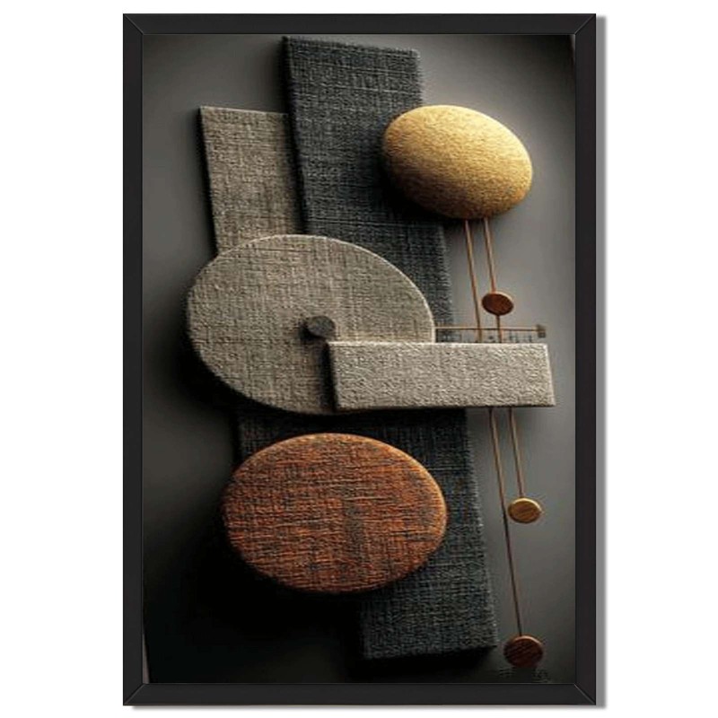 Abstract Geometric Shapes Wall Art Canvas Oil Paintings Reproduction