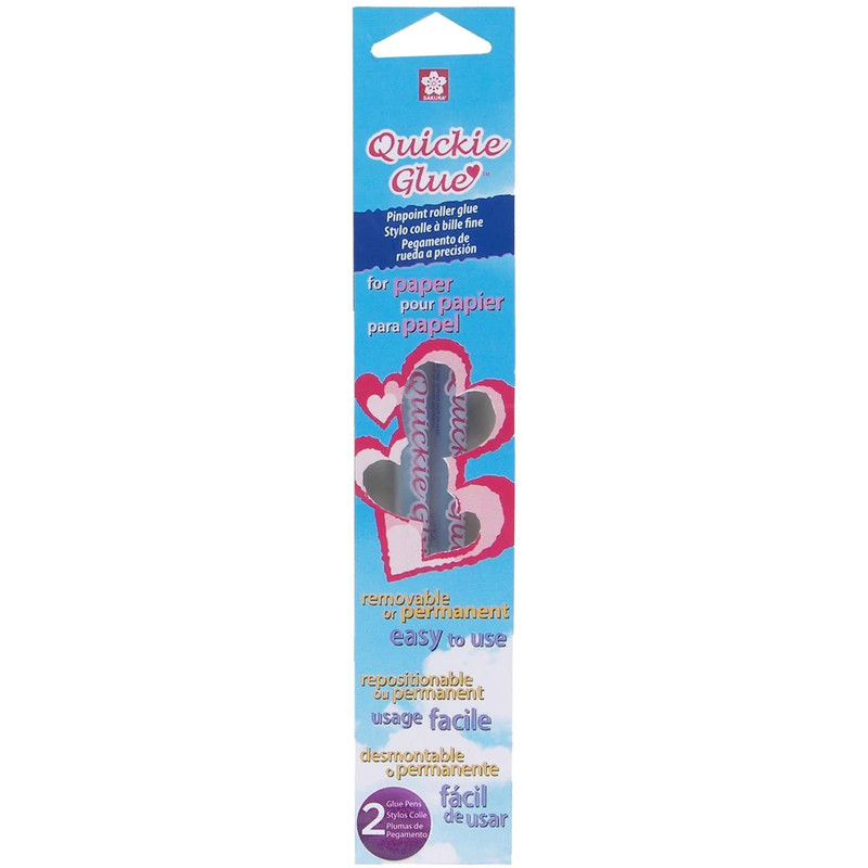 Sakura Quickie Glue Roller Pens 2/Pkg-.3oz, Other, Multicoloured