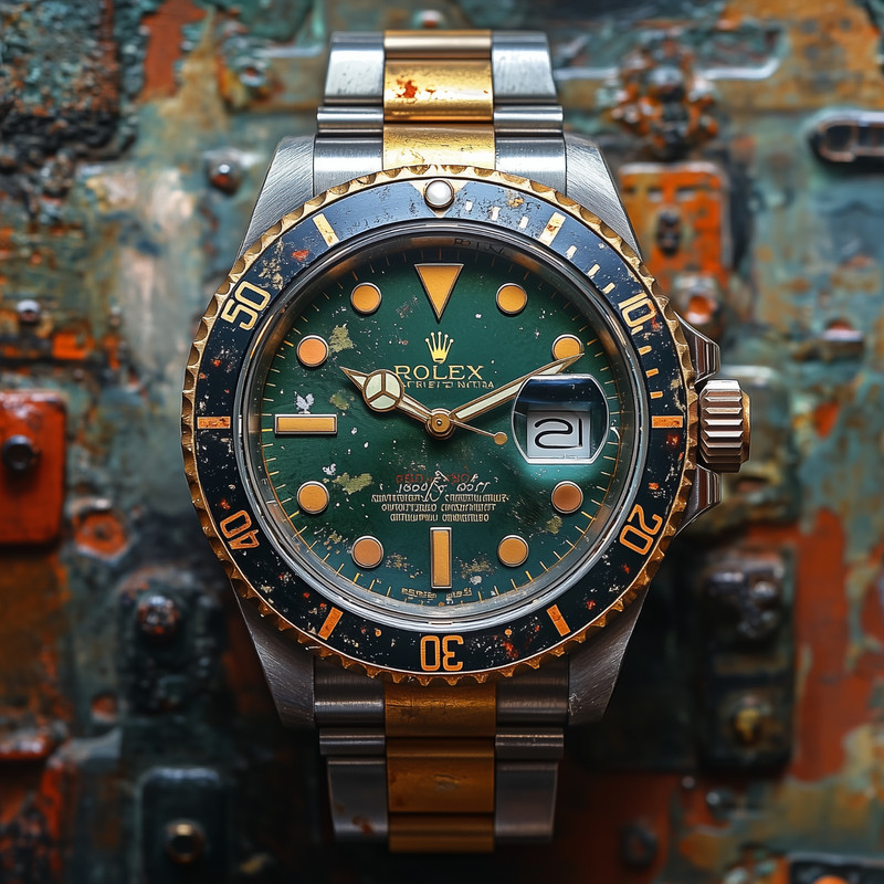 ⌚ Rolex Watch Art 🖼️ | 24x24"| Museum Giclée Print 🎨 | ✍️ 1/25 | COA 🧾 | V52