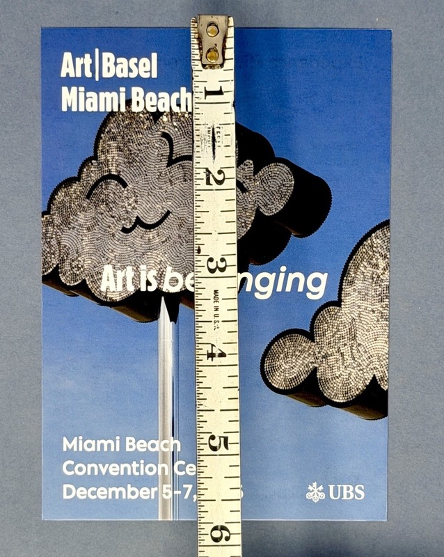 Art Basel Miami Beach 2025 Art Show Announcement Card gallery