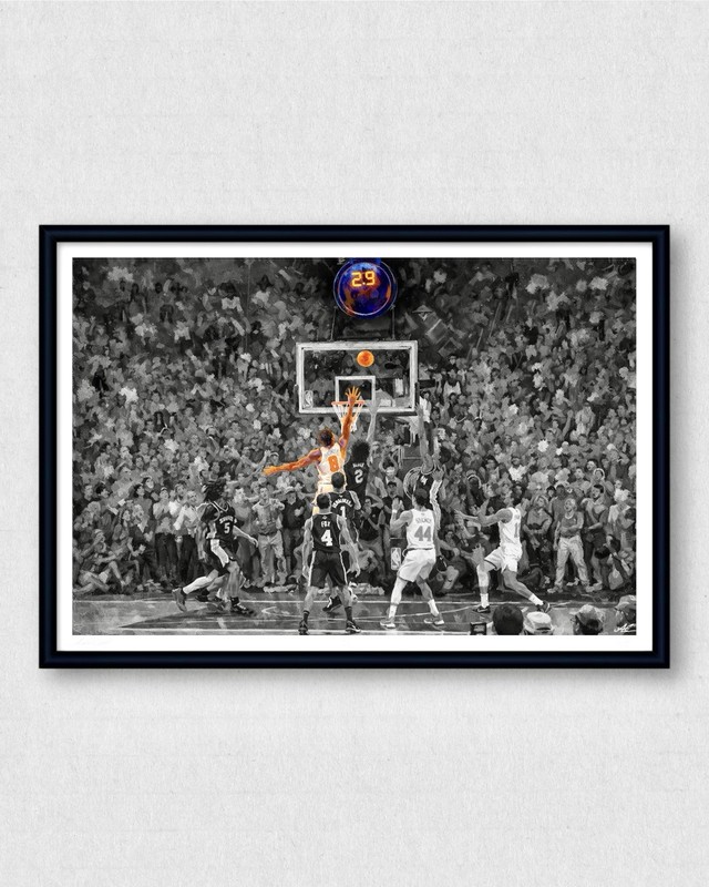 LIMITED RELEASE! OG Anunoby – NY Knicks Finals Print. Only 5 #’d Prints! 8”x12”