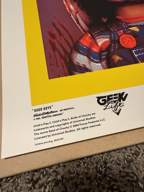 Child’s Play Chucky Doll Horror Movie Art Print Poster Mondo Rockin Jelly Bean gallery