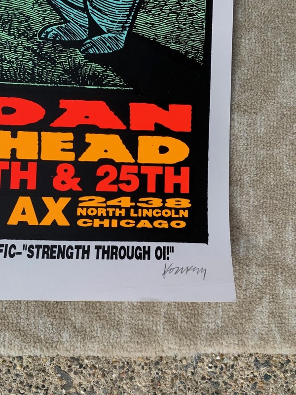 Kozik SEBADOH Godhead Lou Barlow LOUNGE AX Chicago 1994 Punk Rock Concert Poster gallery