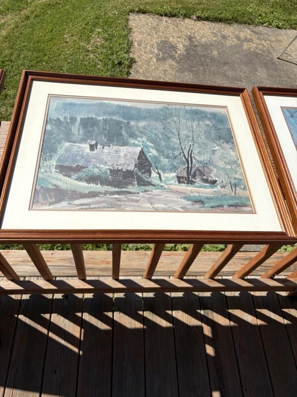 1 Ralph Avery Watercolor Lithograph Print Framed 22x17”-4 Available-EUC! gallery