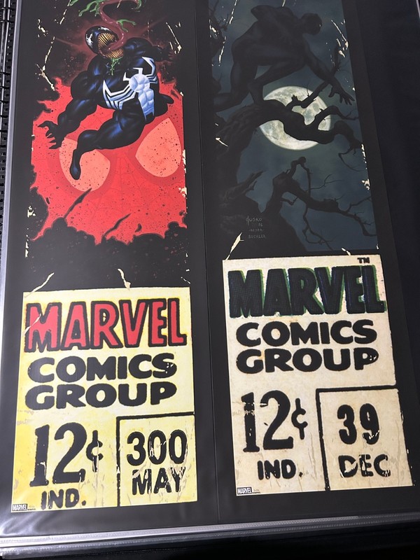 Joe Jusko «Venom #4» & «Black Panther #11» Bottleneck Gallery
