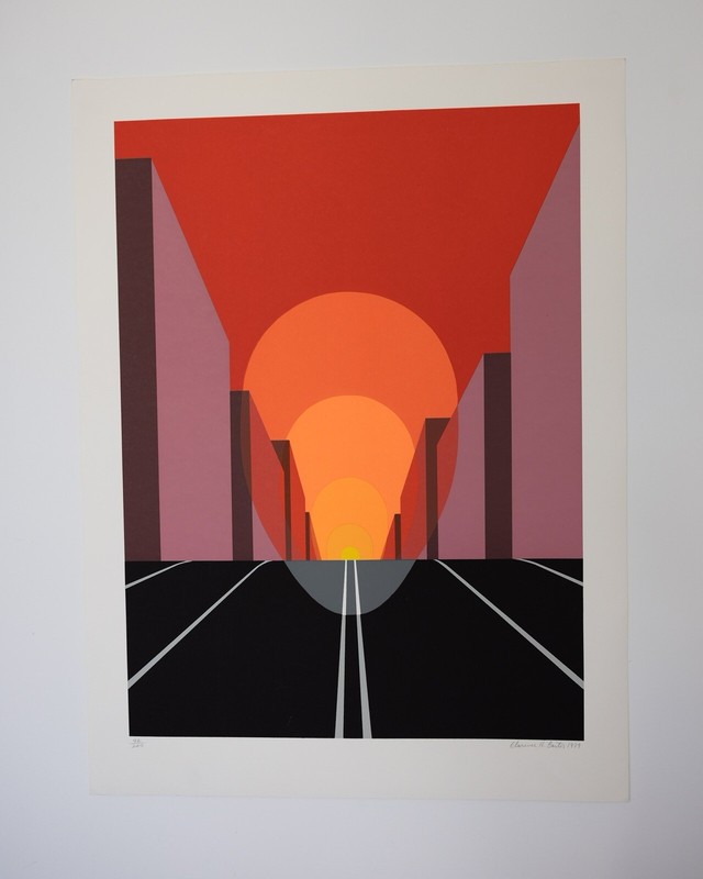 Clarence Holbrook Carter The Highway, Limited Edition Signed No. 40/200 C.1979