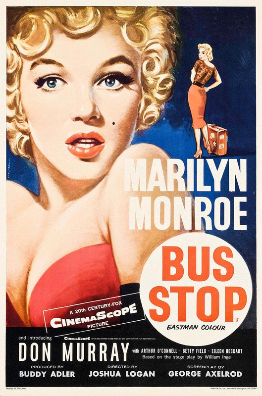 Bus Stop Marilyn Monroe Vintage Movie Poster – 12×18