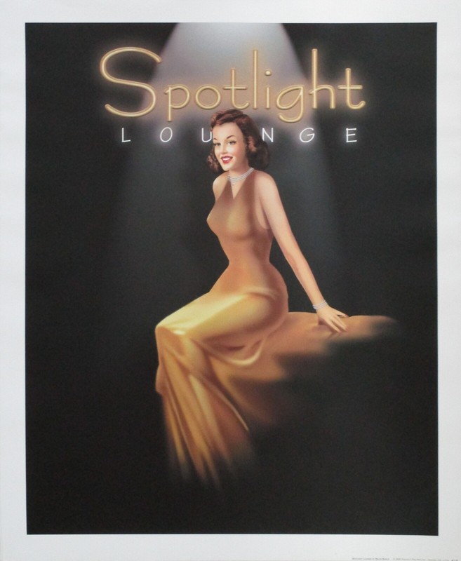Ralph Burch Spotlight Lounge 2004 Giclee Print