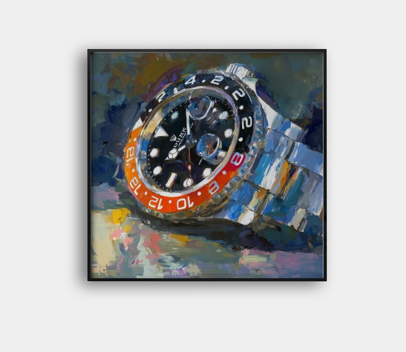 Rolex Watch Pop Art 24x24 Giclée Art Print Ltd 1/25 Signed COA Rombley A20 gallery