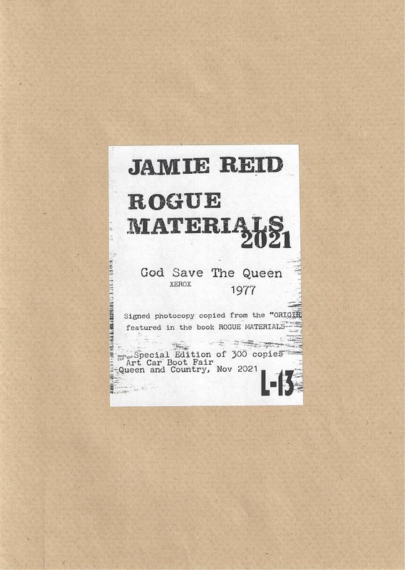 JAMIE REID Signed Sex Pistols Print - God Save The Queen - Ltd Ed #185/300 gallery