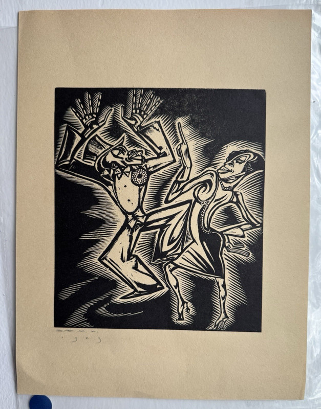 Art Forger Earl Marshawn (E.M.) Washington Woodcut Art Prints collection gallery