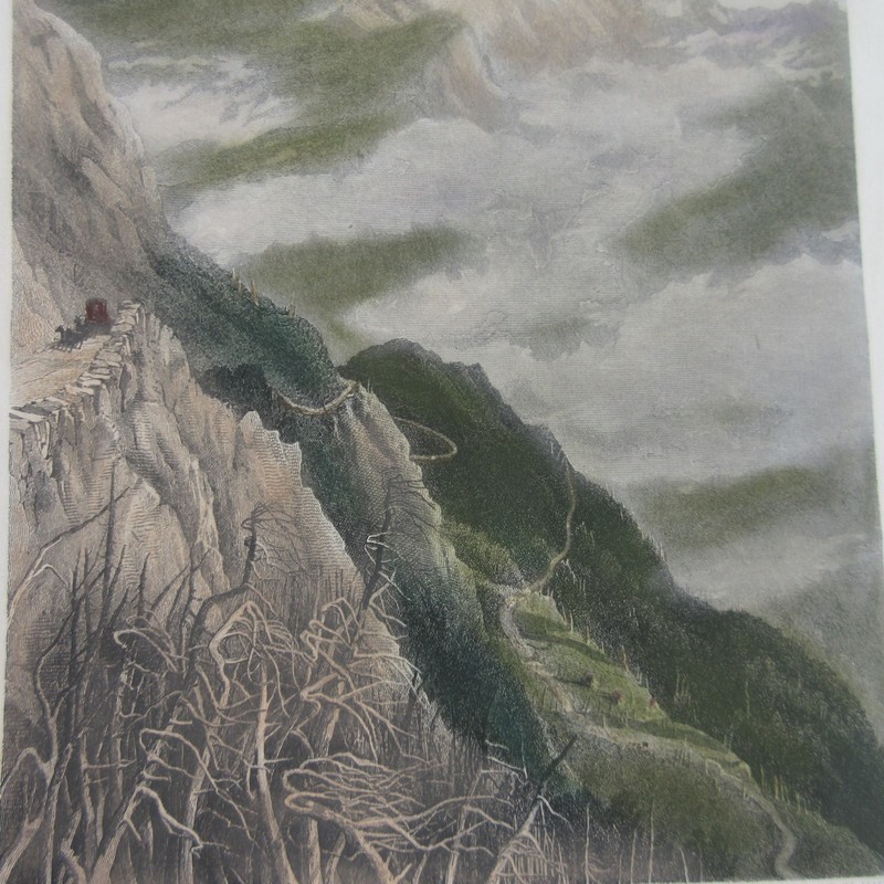 1872 Mount Washington Road White Mountains NH Harry Fenn Engraving Hand Colored gallery