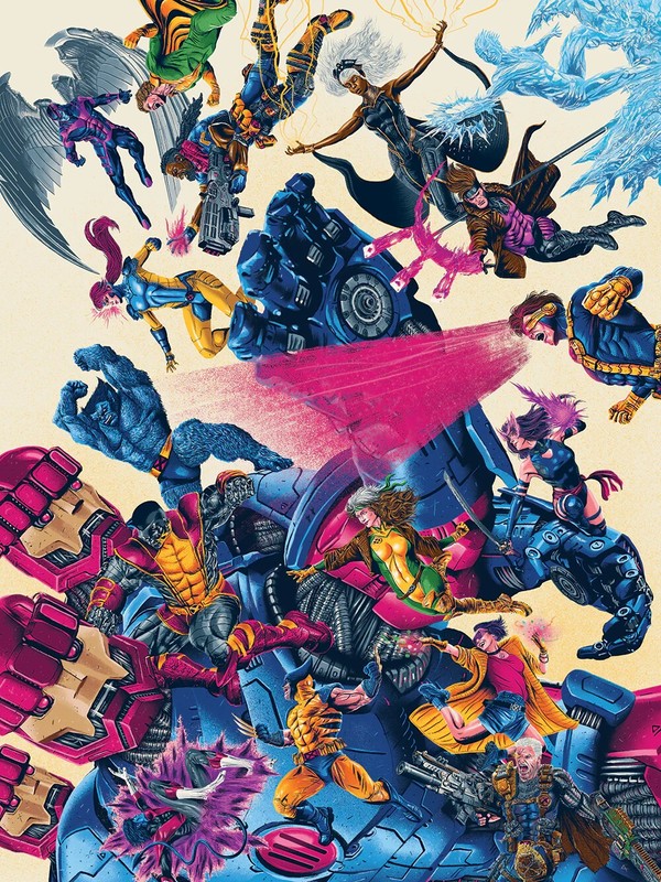 Marvel X-Men ’97 Variant Key Art Movie Animated Poster Giclee Print 18×24 Mondo