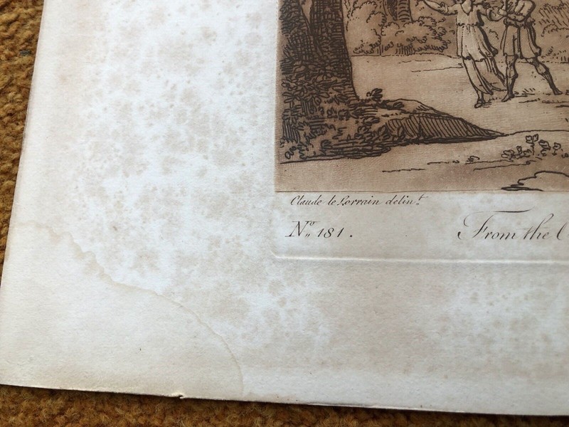 claude le lorrain etching ! no 181 from the drawings of the duke of devonshire gallery