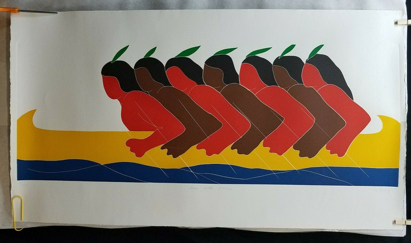 Seven Little Indians by Thom De Jong (70s & 80s NYC Artist)