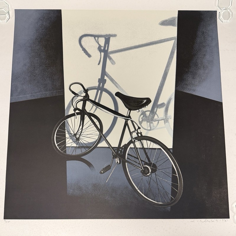 1981 Lowell Nesbitt BICYCLE Signed #91/200 HUGE