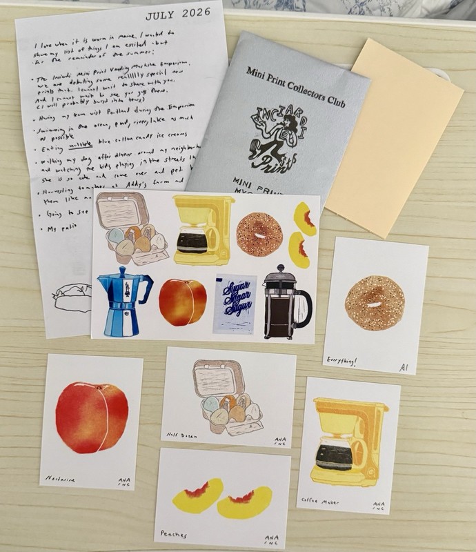 Ana Inciardi July Mini Prints Collectors Club – 1