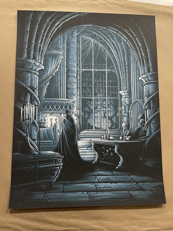 DRACULA Poster DAN MUMFORD Screen Print 2017 Mondo Style SIGNED & NUMBERED