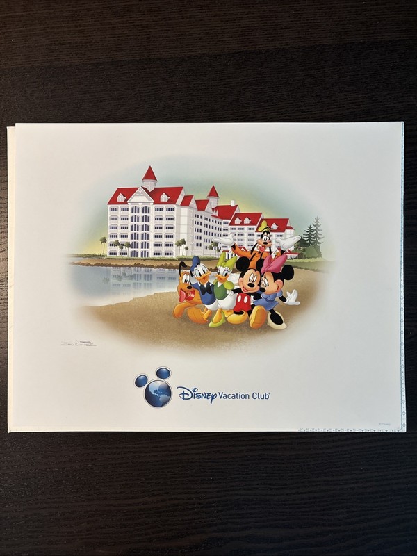 WDW Commemorative Don Williams Litho W Cert Of Authenticity Grand Floridian 2014
