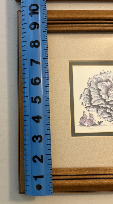 2 MB Frey Framed & Matted Prints Both Featuring Mini Farms Unique Corn & Lettuce gallery