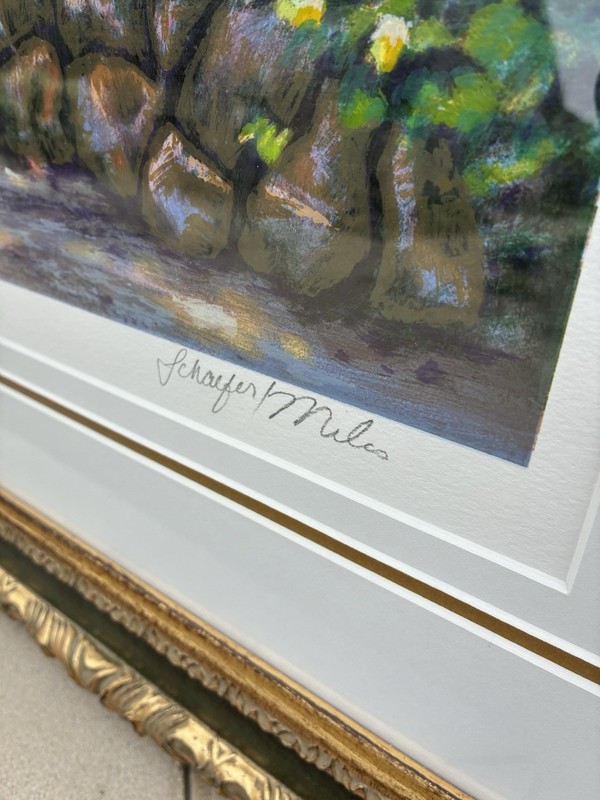 Schaefer Miles Spring Beauty 2006 Signed Numbered Serigraph Print Framed gallery