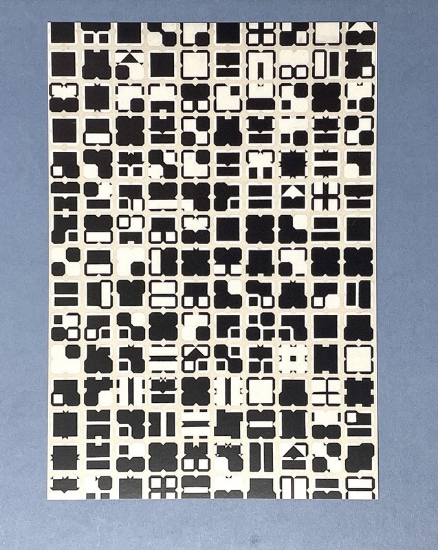 Ralph Iwamoto (1927-2013) Art Show Announcement Card - Octagonal Permutations gallery