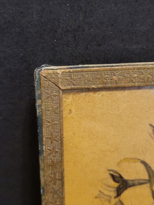Antique/Vintage Floral still life Bouque Sepia In Brass Frame Signed N. Robert gallery