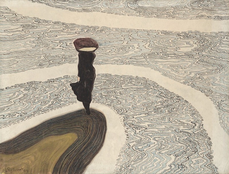 Vertigo by Léon Spilliaert – 1906 Symbolist Print Belgian Isolation