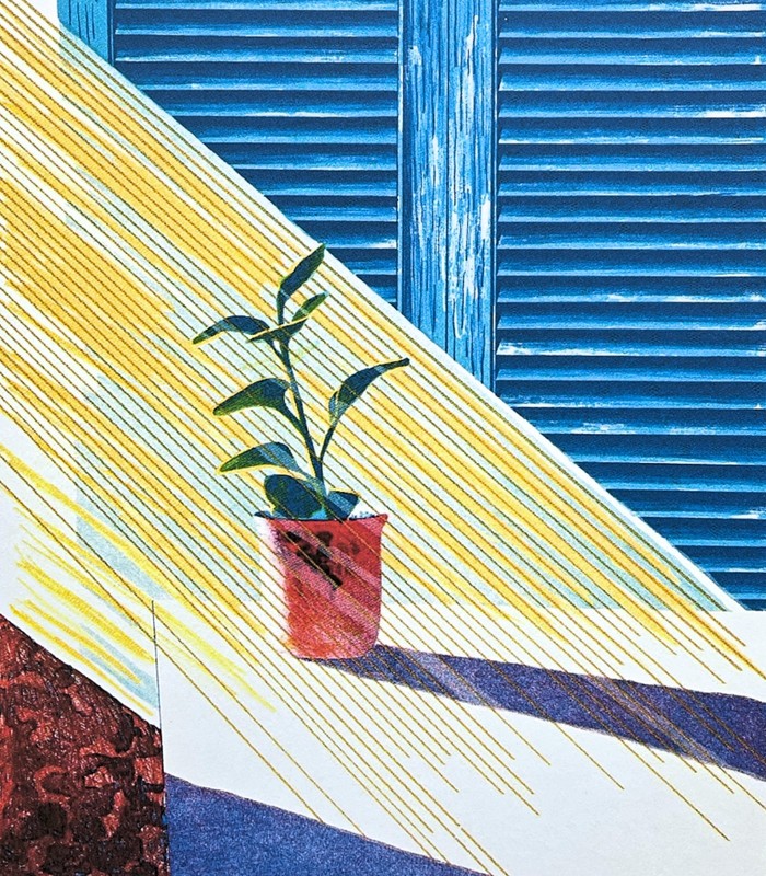 DAVID HOCKNEY - Sun ll - signed, numbered 11/500, 35x50 cm gallery