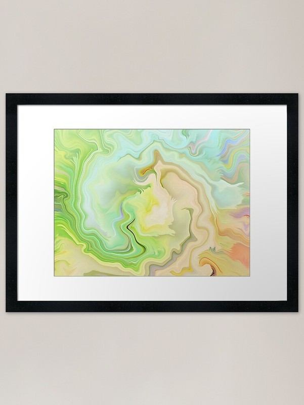 Unisex Nursery D�r Colors Pastel Framed Wall Art Poster Canvas Print Picture