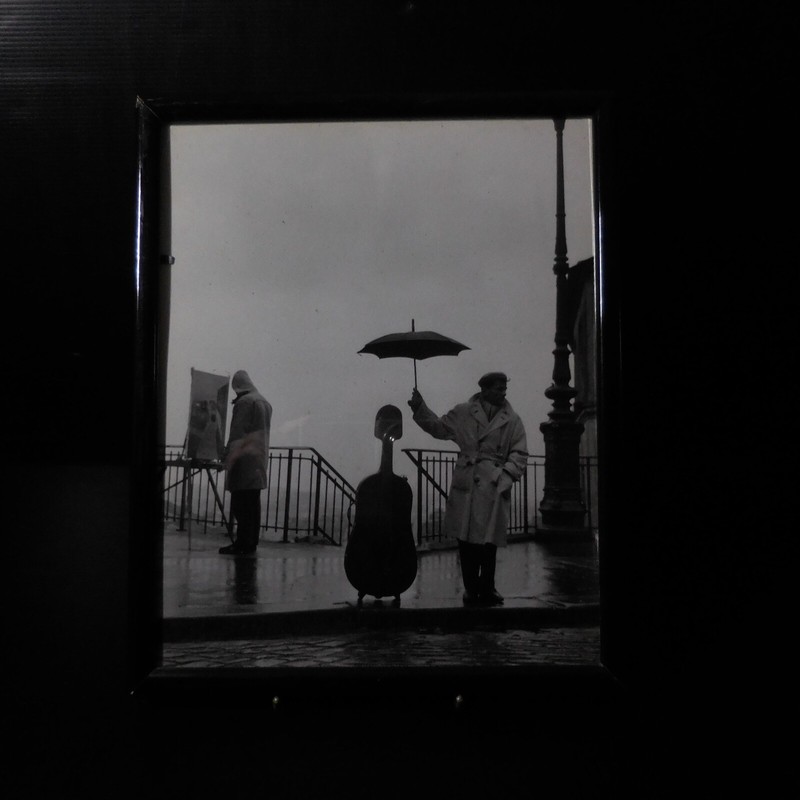 N24.82 Photography Art Black White Paper 24 X 30 Cm Wood Frame Glass gallery