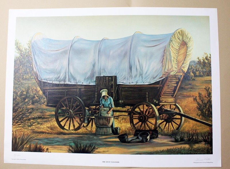The Dust Cleanser by Theresa Potter 1979 Litho Print Signed Numbered 51/200