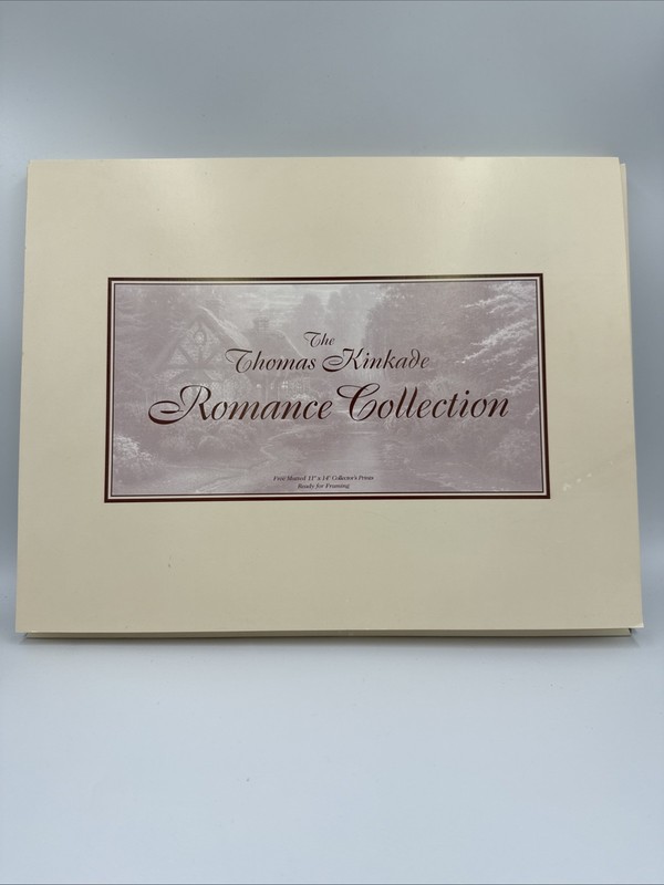 Thomas Kinkade Romance Collection 5 Matted Prints 11 X 14” **READ**