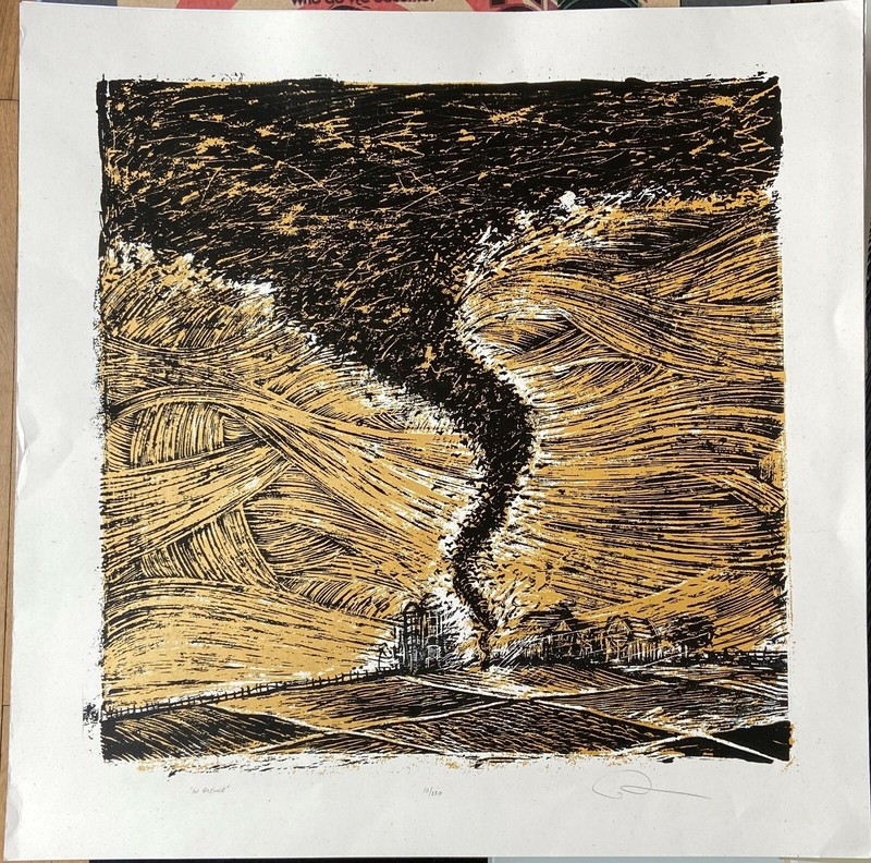 In Silence: 2008 Art Print, Signed Numbered Dan Grzeca Gold Edition (Run of 220)