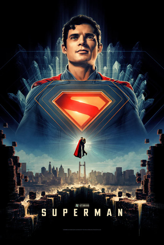 Superman Print Rare Sold out by Matt Ferguson 24×36 X/175