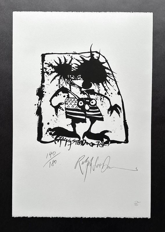Ralph Steadman – «Mean Mouse» Hunter S Thompson – Lt Ed SIGNED Print #140 of 180